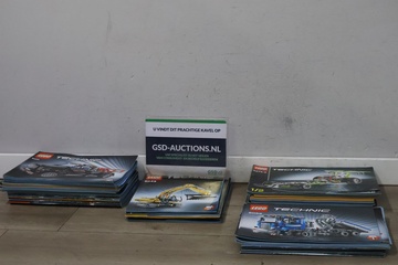 Afbeelding van Grote Mix van Lego Technic bouwinstructieboekjes