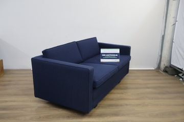 Afbeelding van Blauw Gestoffeerde 2-Zits Bank'