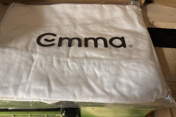 Afbeelding van Topmatras hoeslaken 90X200 Wit 100% katoen sateen