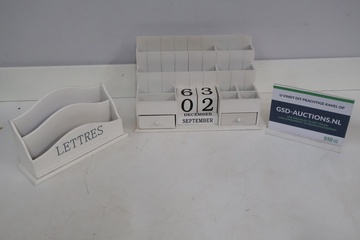 Afbeelding van Set van 2 Houten Bureau-organizers