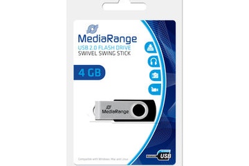 Afbeelding van MediaRange MR907 - USB-stick - 4 GB nieuw per 2 stuks