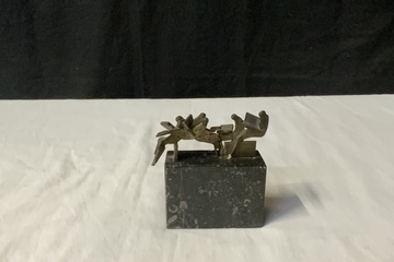 Afbeelding van Bronzen Beeldje 'De Krantenlezers' van Eric Claus