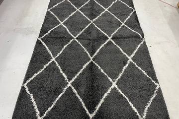 Afbeelding van Vidaxl vloerkleed 160x230 vivia shaggy antraciet 