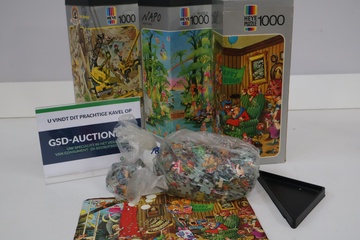 Afbeelding van Drie puzzels van 1000 stukjes