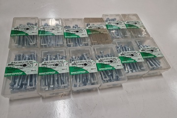 Afbeelding van 12 doos houtdraadbouten verzinkt 