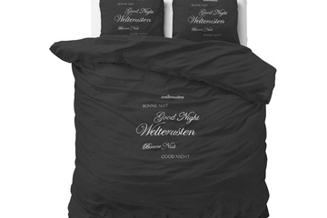 Afbeelding van Sleeptime dekbedovertrek welterusten-200x200cm +kussenslopen