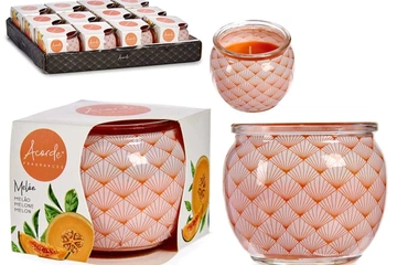 Afbeelding van Geurkaars meloen glazen pot 3 stuks