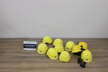 Afbeelding van Set van 10 Gele Veiligheidshelmen