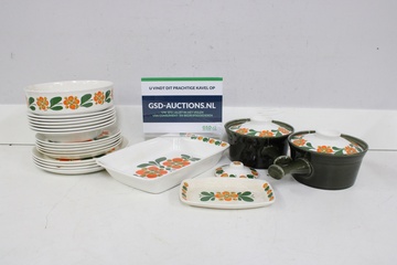 Afbeelding van Set van 20 Stuks Stavangerflint & Figgjo Servies