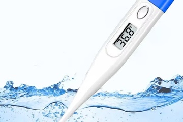 Afbeelding van thermometer voor koorts Kleur WIT/BLAUW  nieuw