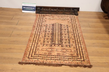 Afbeelding van Antieke Wandkapstok met Wandkleed