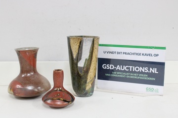 Afbeelding van Mix van 3 Decoratieve Vazen