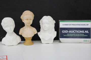 Afbeelding van Set van 3 Bustes