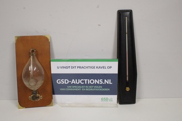 Afbeelding van Vintage Thermometer met Weerglas