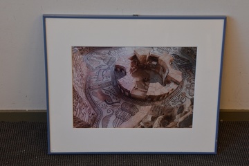 Afbeelding van Fraais foto van de doopkapel in Stobi.'