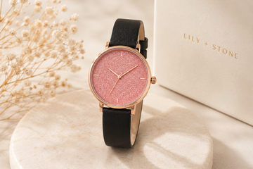 Afbeelding van 12x LILY & STONE DAMESHORLOGE - SPARKLING ROSÉ