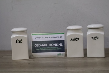 Afbeelding van Set van 3 Keramische Voorraadpotten''