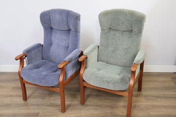 Afbeelding van Set van 2 Gestoffeerde Fauteuils'