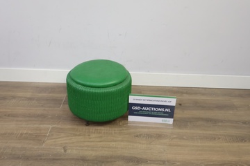 Afbeelding van Vintage Poef met Opbergruimte - Jaren '60