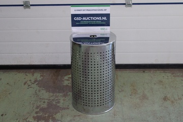 Afbeelding van Roestvrijstalen Wasmand met Deksel