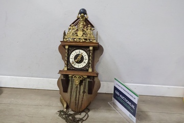 Afbeelding van Vintage Zaanse wandklok met gewichten