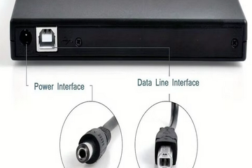 Afbeelding van Externe CD DVD-drive, USB 2.0 slanke beschermbare externe CD