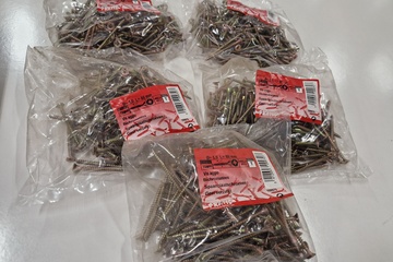 Afbeelding van 5 zakken spaanplaatschroeven 