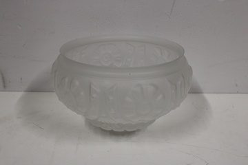 Afbeelding van Antieke Glazen Plafonnière Lampenkap