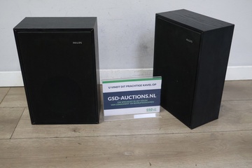 Afbeelding van Set van 2 Zwarte Philips Speakers
