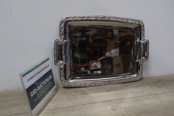 Afbeelding van Zilverkleurig dienblad'