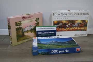 Afbeelding van Set van 3 Legpuzzels van 1000-Stukjes