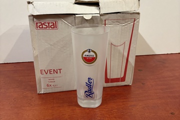 Afbeelding van Bier glazen "AMSTEL Radler" mat glas (6 glazen in doos) @1