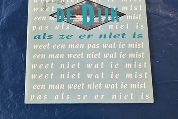 Afbeelding van cd-single “Als ze er niet is” van De Dijk.    Afkomstig van