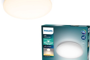 Afbeelding van Philips Moire plafonnière - warmwit licht - klein