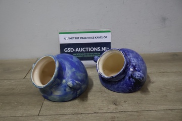 Afbeelding van Set van 2 Wand-bloempotten'