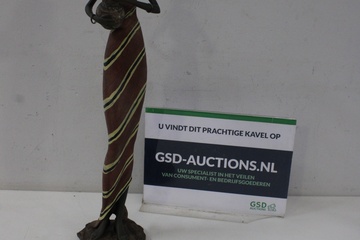 Afbeelding van Handgemaakte Sculptuur van Afrikaanse Vrouw