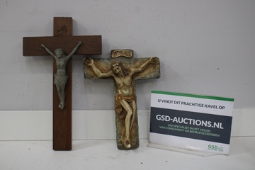 Afbeelding van Set van 2 Crucifixen