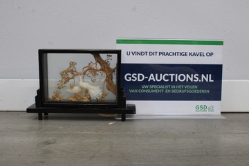 Afbeelding van Vintage Chinese Kurk-Diorama