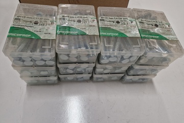 Afbeelding van 12 doos houtdraadbouten verzinkt 