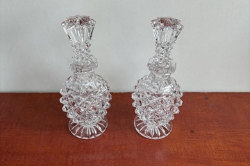 Afbeelding van Een paar identieke karaffen van Nachtmann Bleikristal