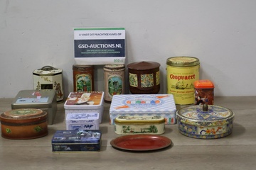 Afbeelding van Collectie Blikken Tabak Koek & Zeep