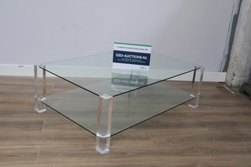 Afbeelding van Rechthoekig Glazen Salontafel van Bor Design