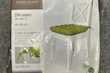 Afbeelding van Zitkussens Set van 2 – 39 x 39 cm – Water- en Vuilafstotend