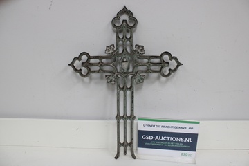 Afbeelding van Decoratief metalen kruis