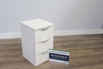 Afbeelding van Wit Ladeblok met 3-Lades'