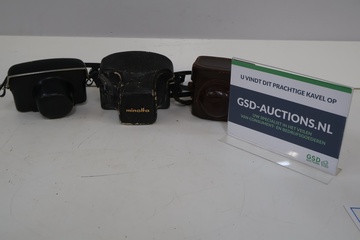 Afbeelding van Set van 3 Vintage Camera's