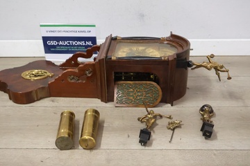 Afbeelding van Vintage Schippertjes Wandklok - Maanstand en Schilderwerk