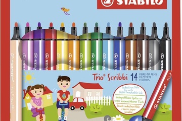 Afbeelding van STABILO Trio Scribbi - Ergonomische Viltstift