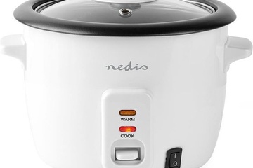 Afbeelding van Nedis Rijstkoker - 0.6 l - 300 W - Aluminium stomer