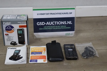 Afbeelding van Fysic Mobiele Telefoon met Hoesje & Oplader